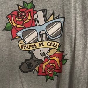 Gray Graphic T-Shirt with Cool Design